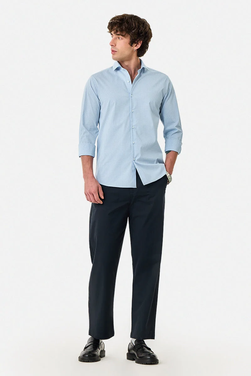 سنيتش Straight Fit Stretch Trousers